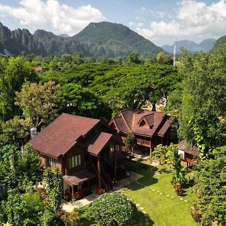 Namsong Bridge Bungalows Vang Vieng Exterior foto
