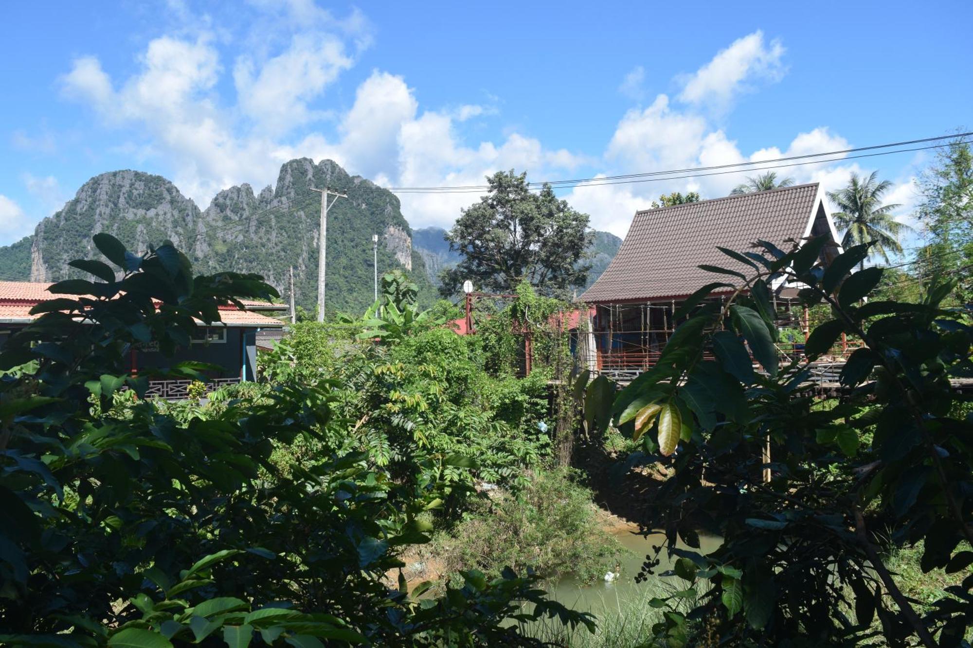 Namsong Bridge Bungalows Vang Vieng Exterior foto